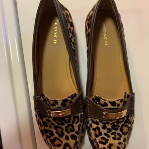 Coach Women’s Animal Print Flats